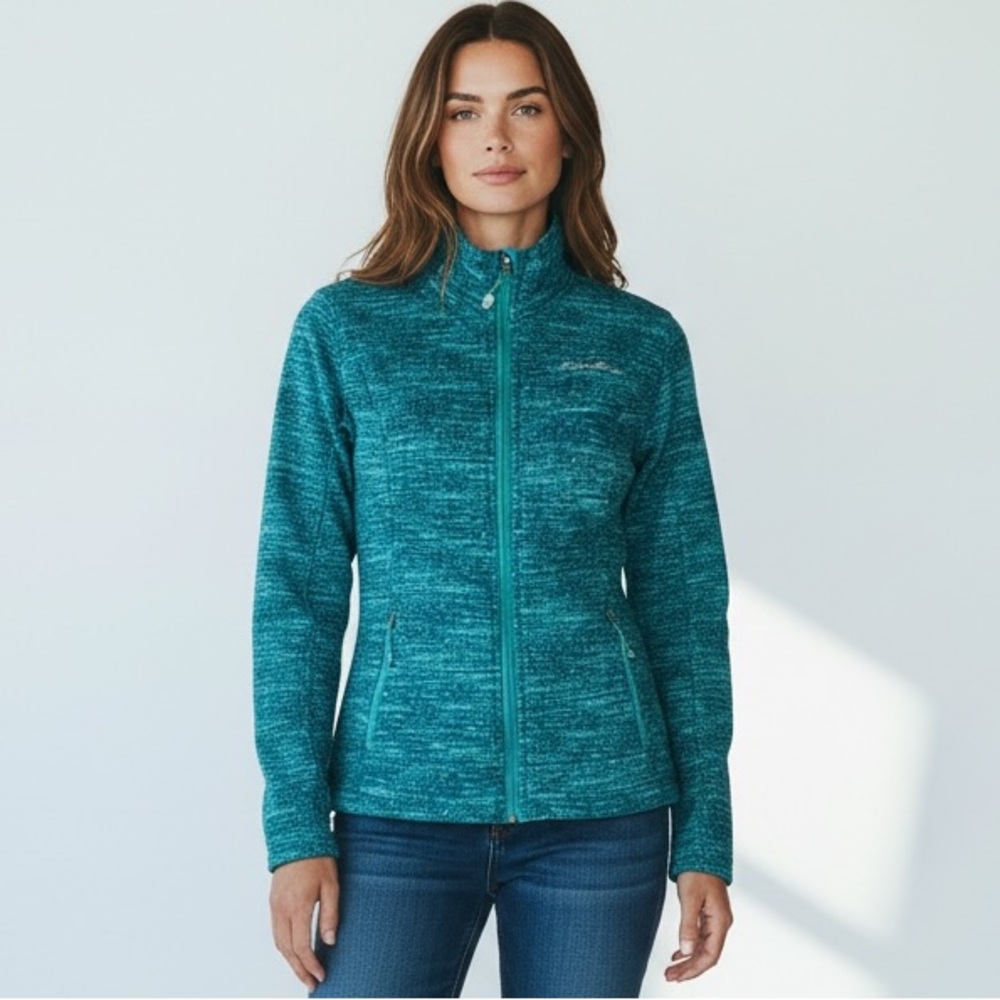Eddie Bauer Women’s Flexion Voyager Green Jacket Ladies Size XS